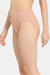 Rosaline Medium Rise Full Coverage Hipster Panty (Pack of 3) - Multicolor — thumbnail 4